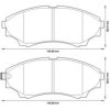 BENDIX 572572B Brake Pad Set, disc brake